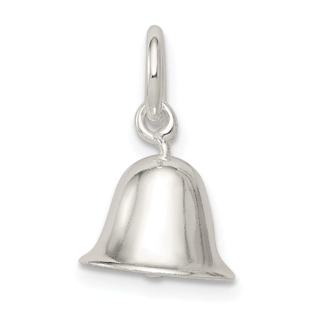 Lovely Rita's Pendants & Charms Sterling Silver Solid Moveable 3-D Bell Charm