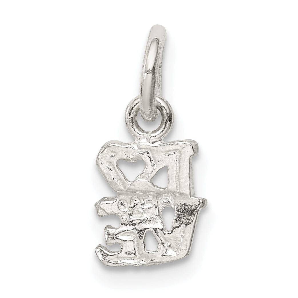 Lovely Rita's Pendants & Charms Sterling Silver Solid Polish Love Talking Charm
