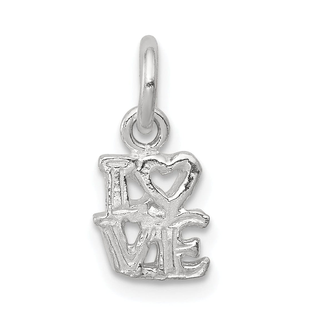 Lovely Rita's Pendants & Charms Sterling Silver Solid Polish Love Talking Charm
