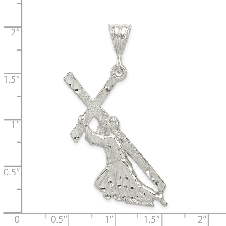 Lovely Rita's Pendants & Charms Sterling Silver St. Andrew Cross Pendant