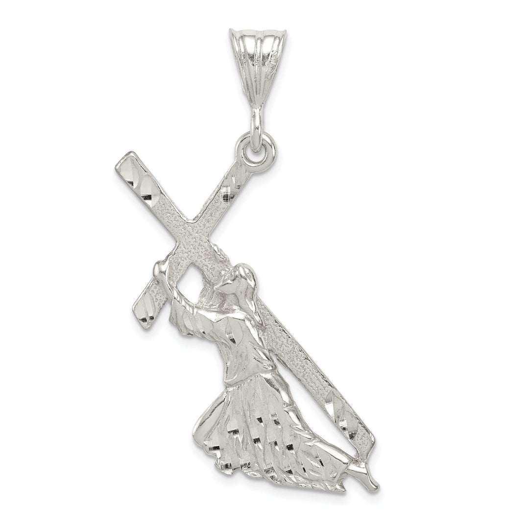 Lovely Rita's Pendants & Charms Sterling Silver St. Andrew Cross Pendant