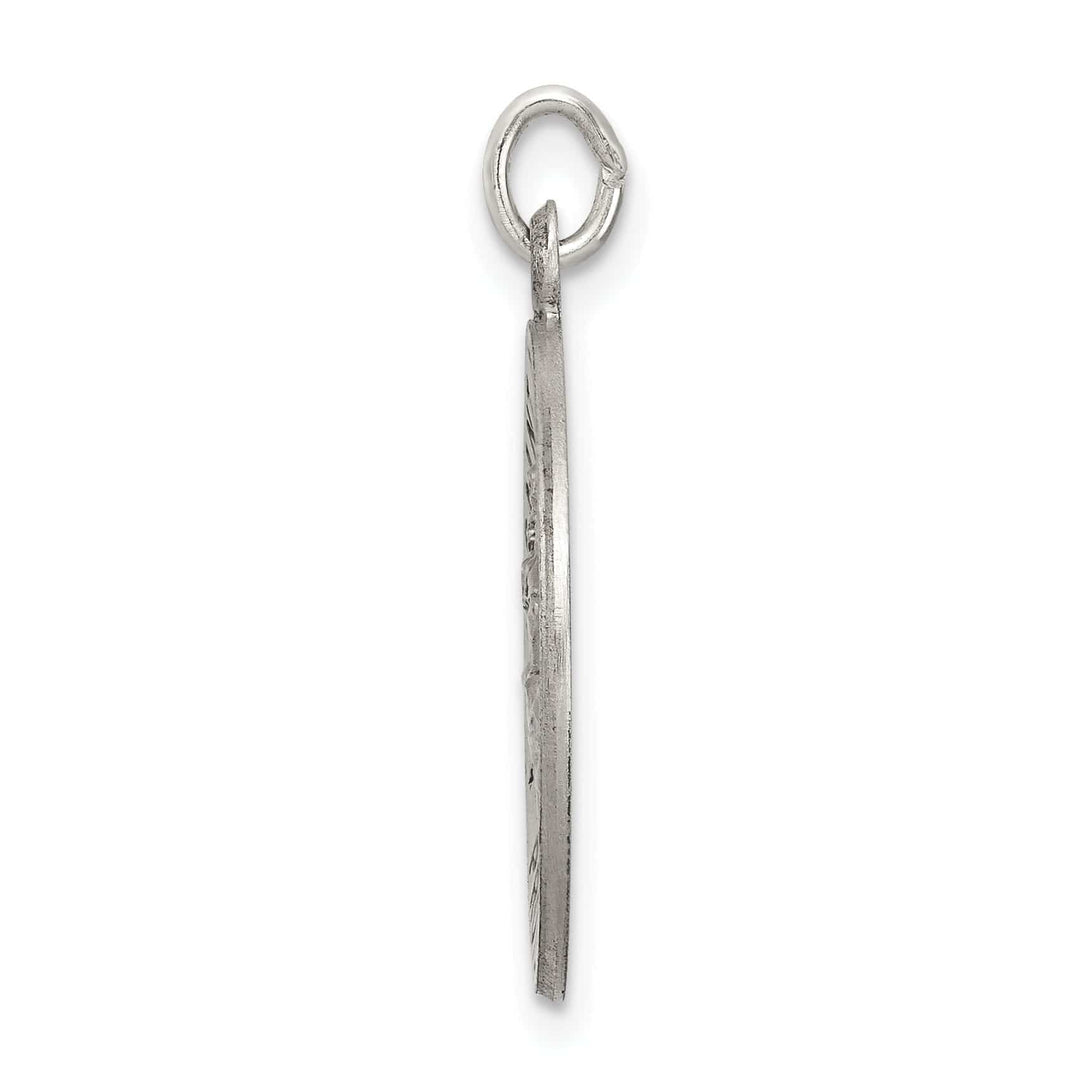 Lovely Rita's Pendants & Charms Sterling Silver St. Christopher Basketball Medal