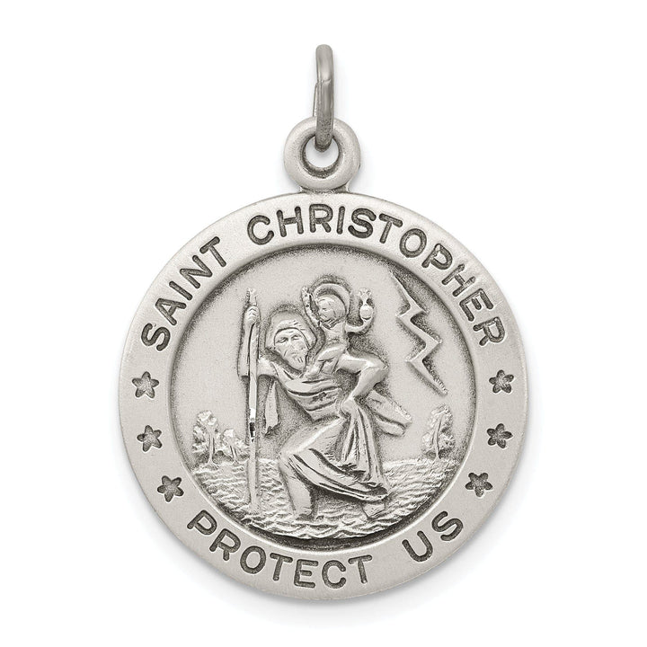 Lovely Rita's Pendants & Charms Sterling Silver St. Christopher Medal