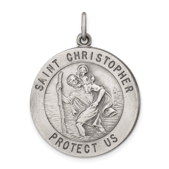 Lovely Rita's Pendants & Charms Sterling Silver St. Christopher Medal
