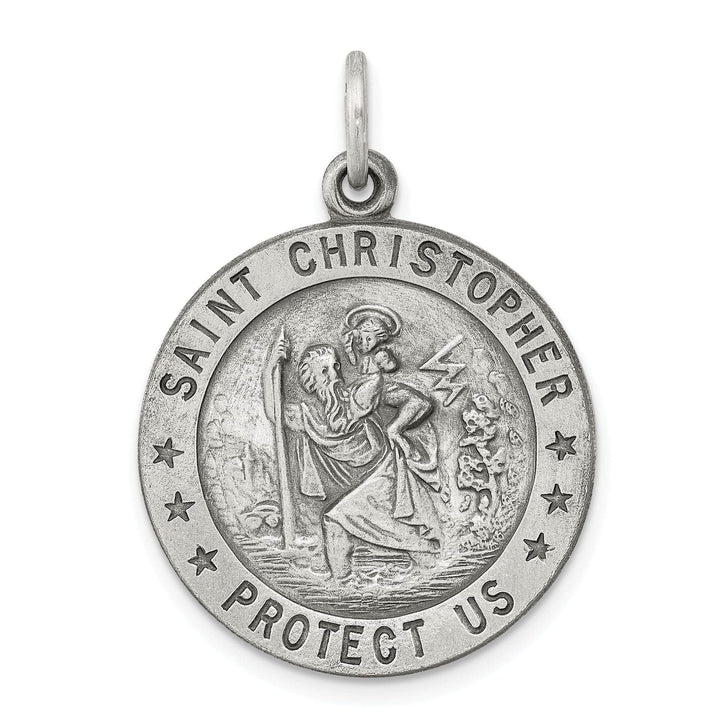 Lovely Rita's Pendants & Charms Sterling Silver St. Christopher Medal