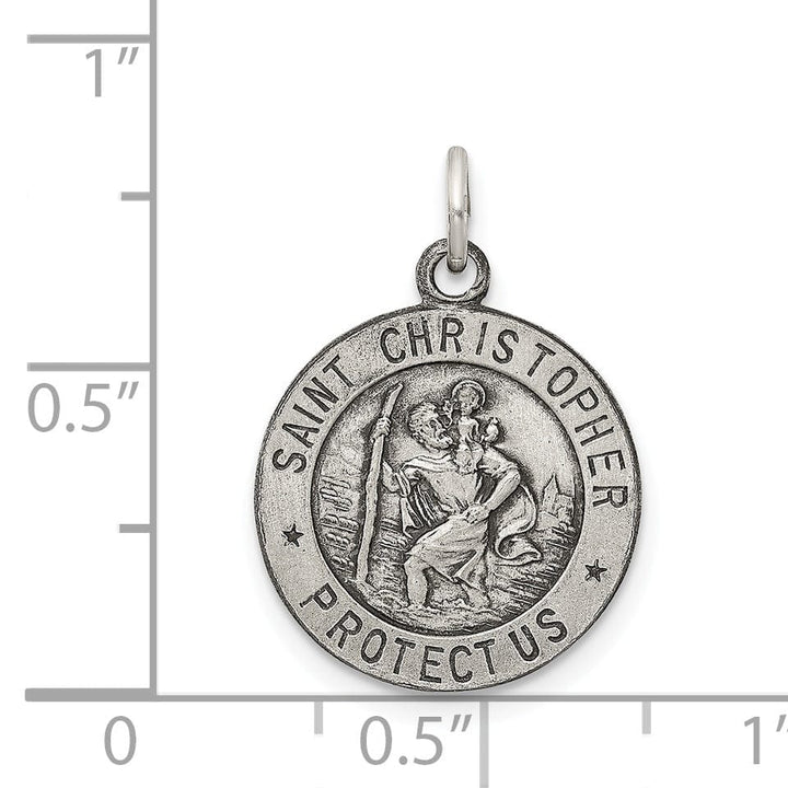Lovely Rita's Pendants & Charms Sterling Silver St. Christopher Medal