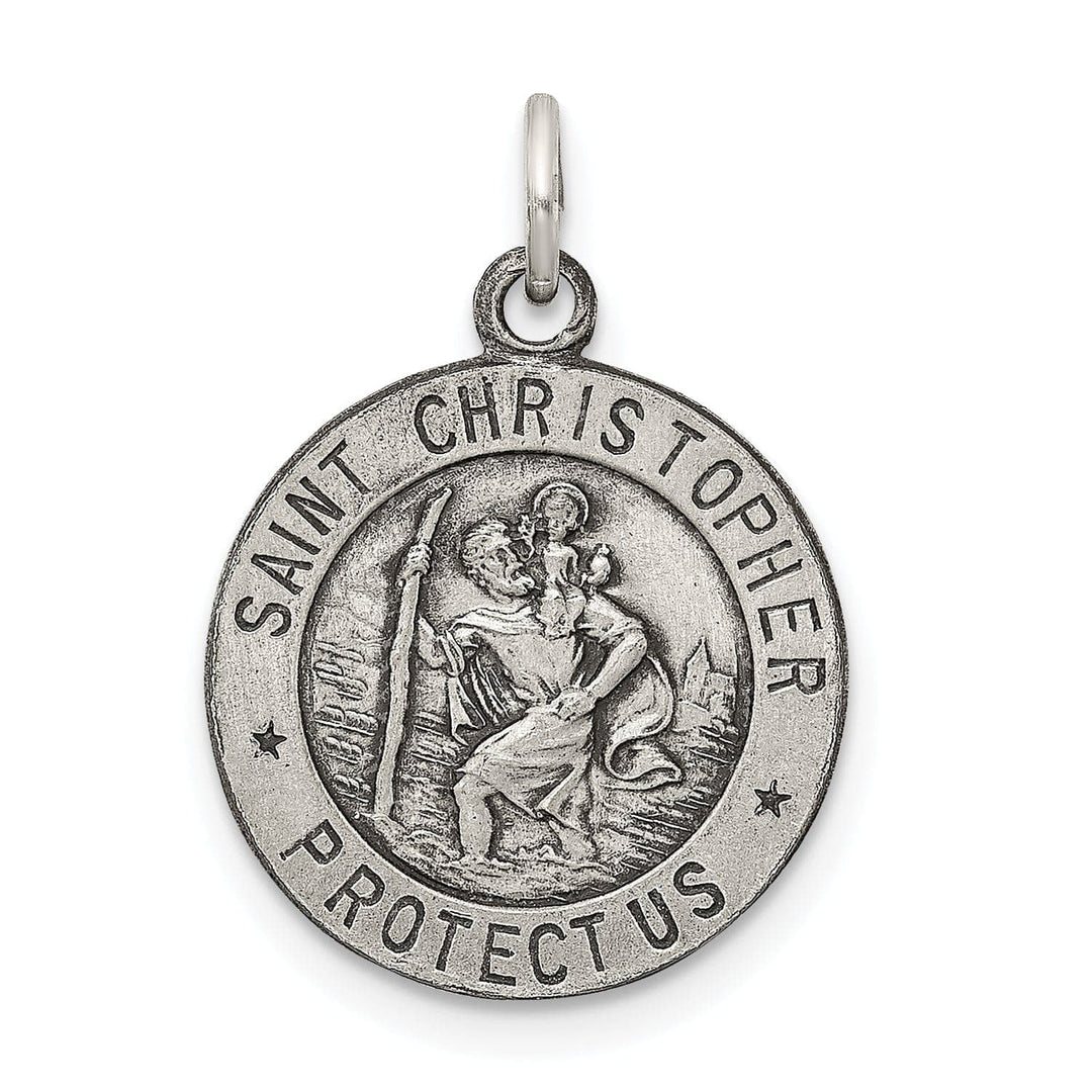 Lovely Rita's Pendants & Charms Sterling Silver St. Christopher Medal