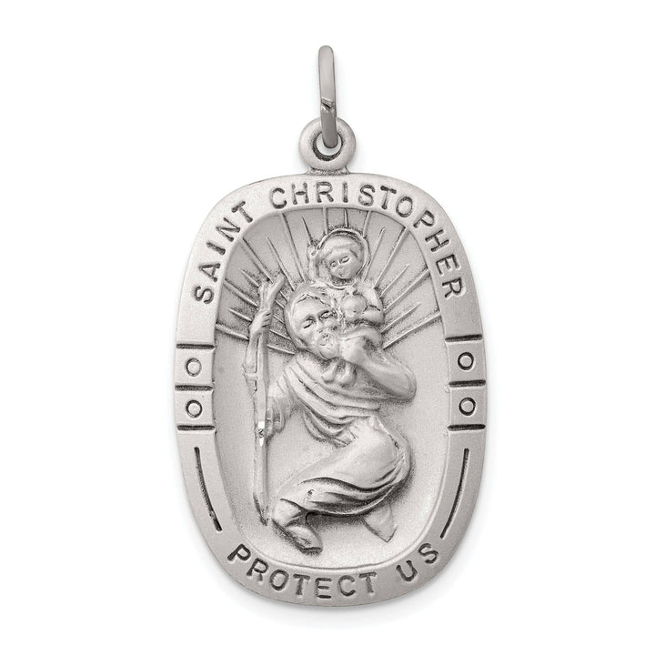 Lovely Rita's Pendants & Charms Sterling Silver St. Christopher Medal