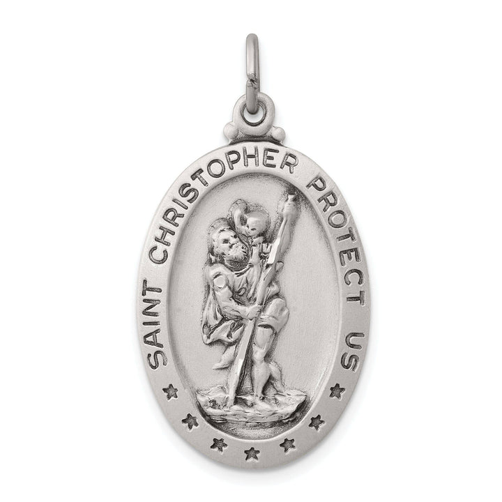 Lovely Rita's Pendants & Charms Sterling Silver St. Christopher Medal