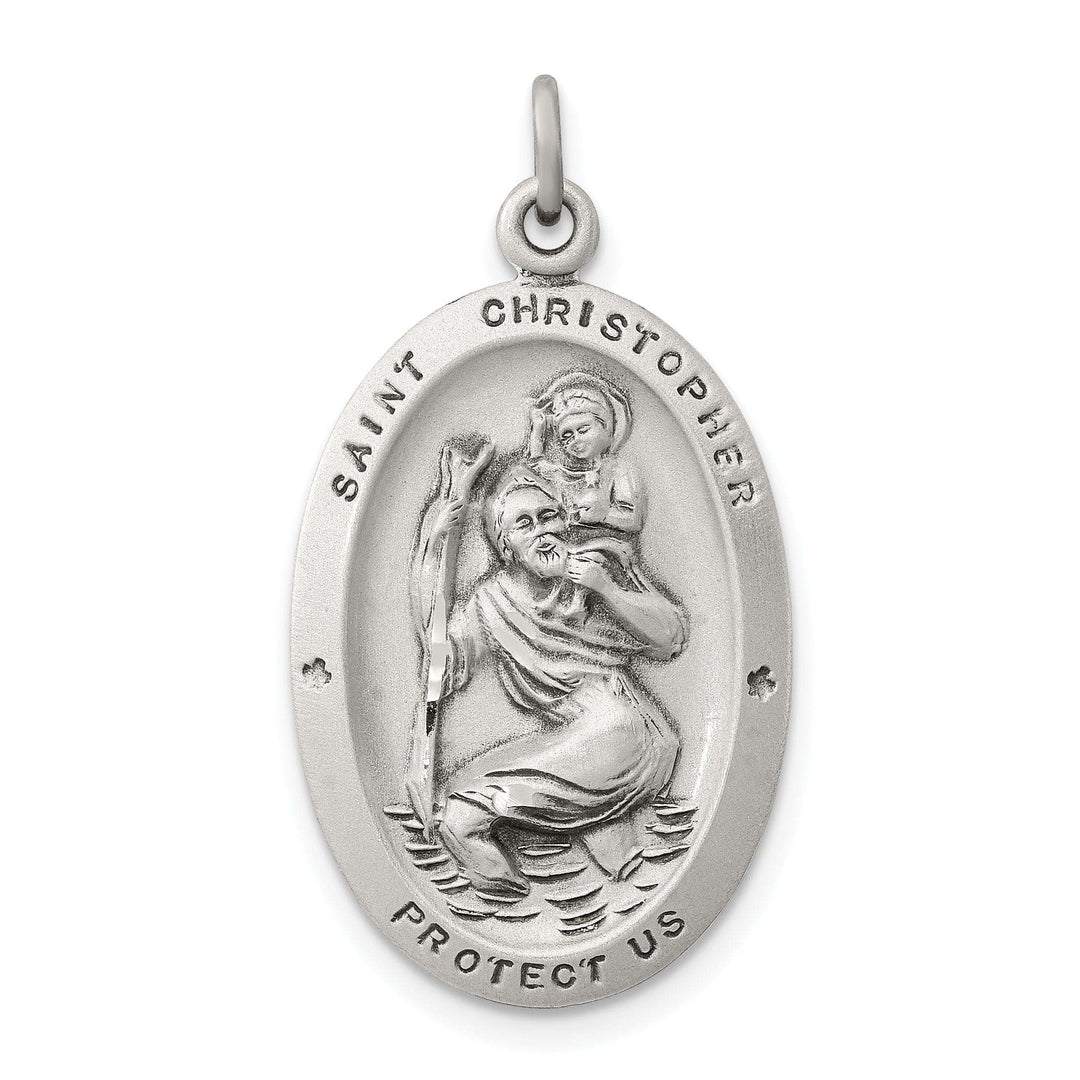 Lovely Rita's Pendants & Charms Sterling Silver St. Christopher Medal