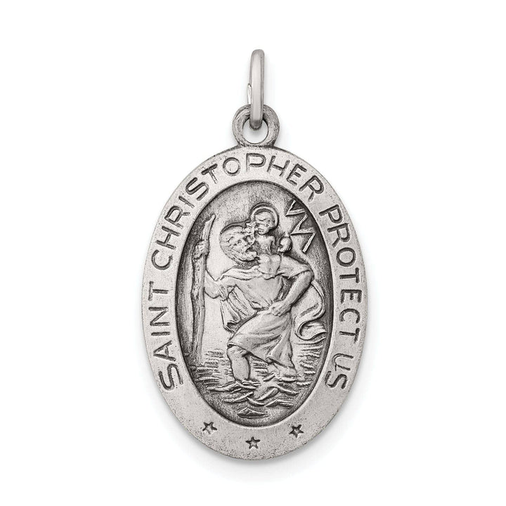 Lovely Rita's Pendants & Charms Sterling Silver St. Christopher Medal