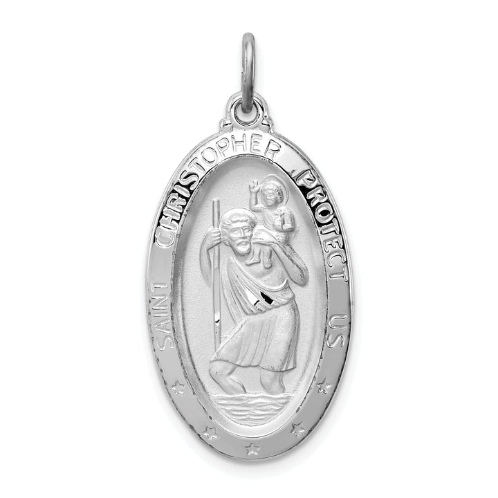 Lovely Rita's Pendants & Charms Sterling Silver St. Christopher Medal