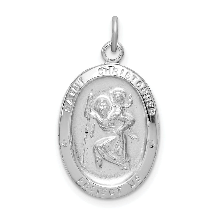 Lovely Rita's Pendants & Charms Sterling Silver St. Christopher Medal