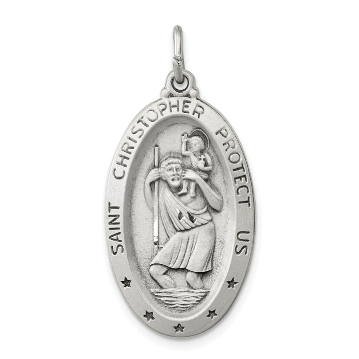 Lovely Rita's Pendants & Charms Sterling Silver St. Christopher Medal