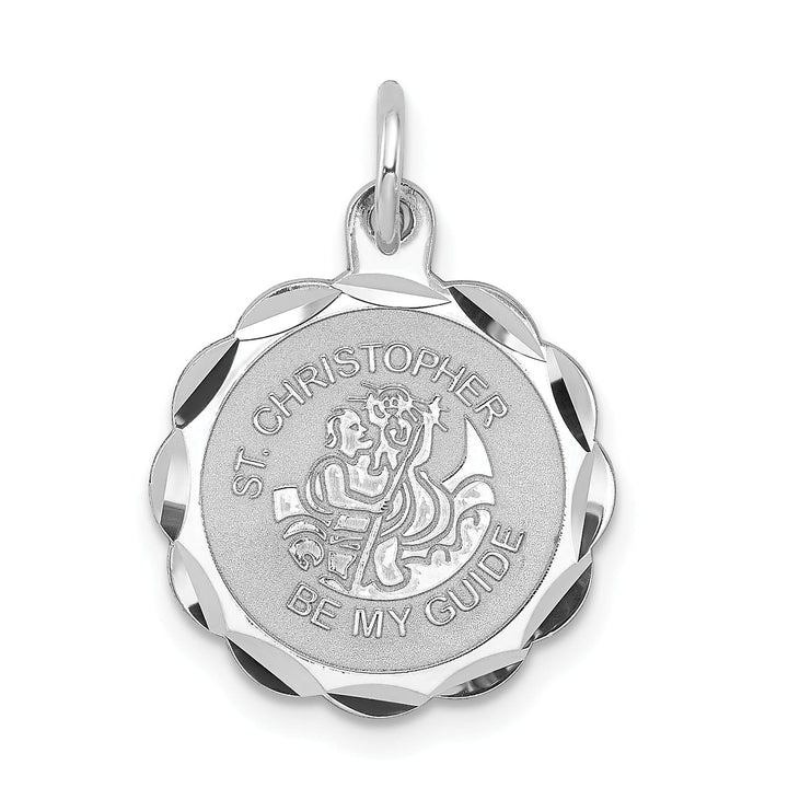Lovely Rita's Pendants & Charms Sterling Silver St. Christopher Medal Charm