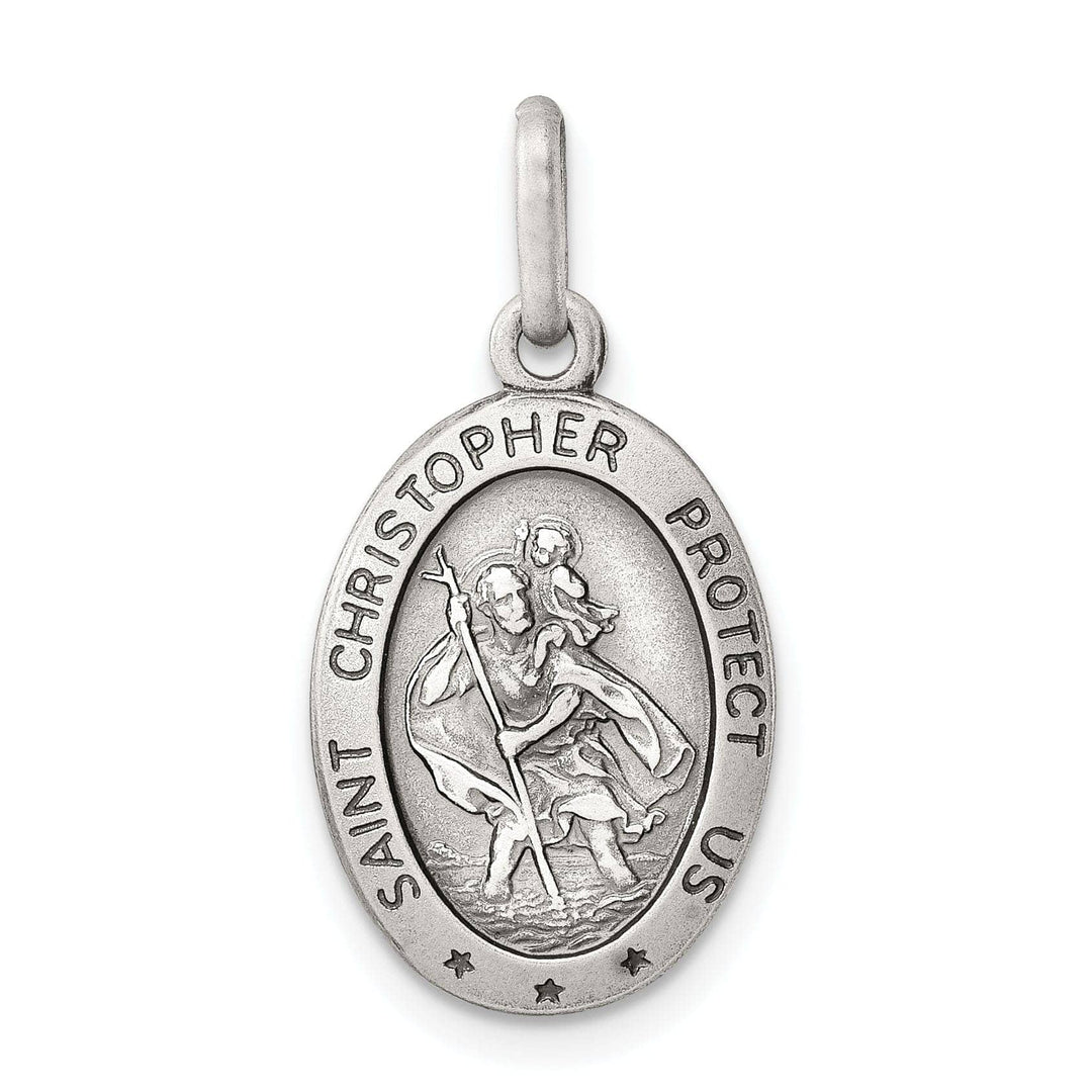 Lovely Rita's Pendants & Charms Sterling Silver St. Christopher Medal Pendant
