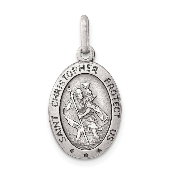 Lovely Rita's Pendants & Charms Sterling Silver St. Christopher Medal Pendant