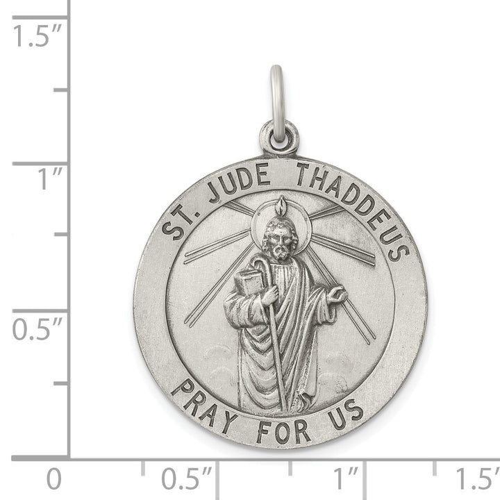 Lovely Rita's Pendants & Charms Sterling Silver St. Jude Thaddeus Medal