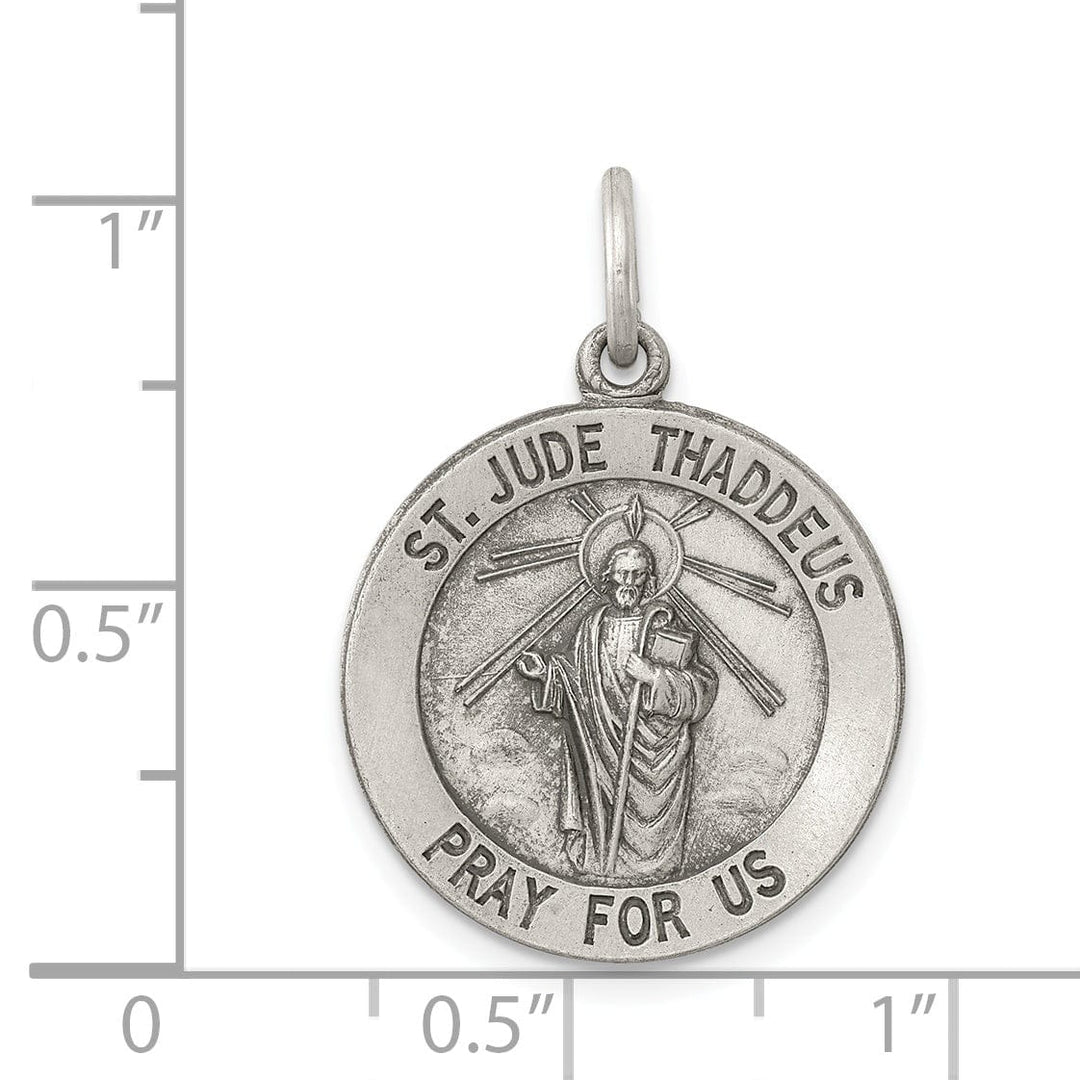 Lovely Rita's Pendants & Charms Sterling Silver St. Jude Thaddeus Medal Pendant