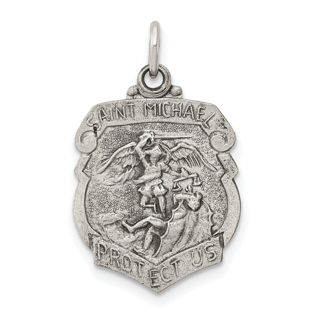 Lovely Rita's Pendants & Charms Sterling Silver St. Michael Badge Medal