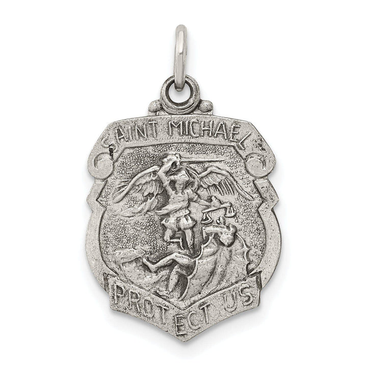 Lovely Rita's Pendants & Charms Sterling Silver St. Michael Badge Medal