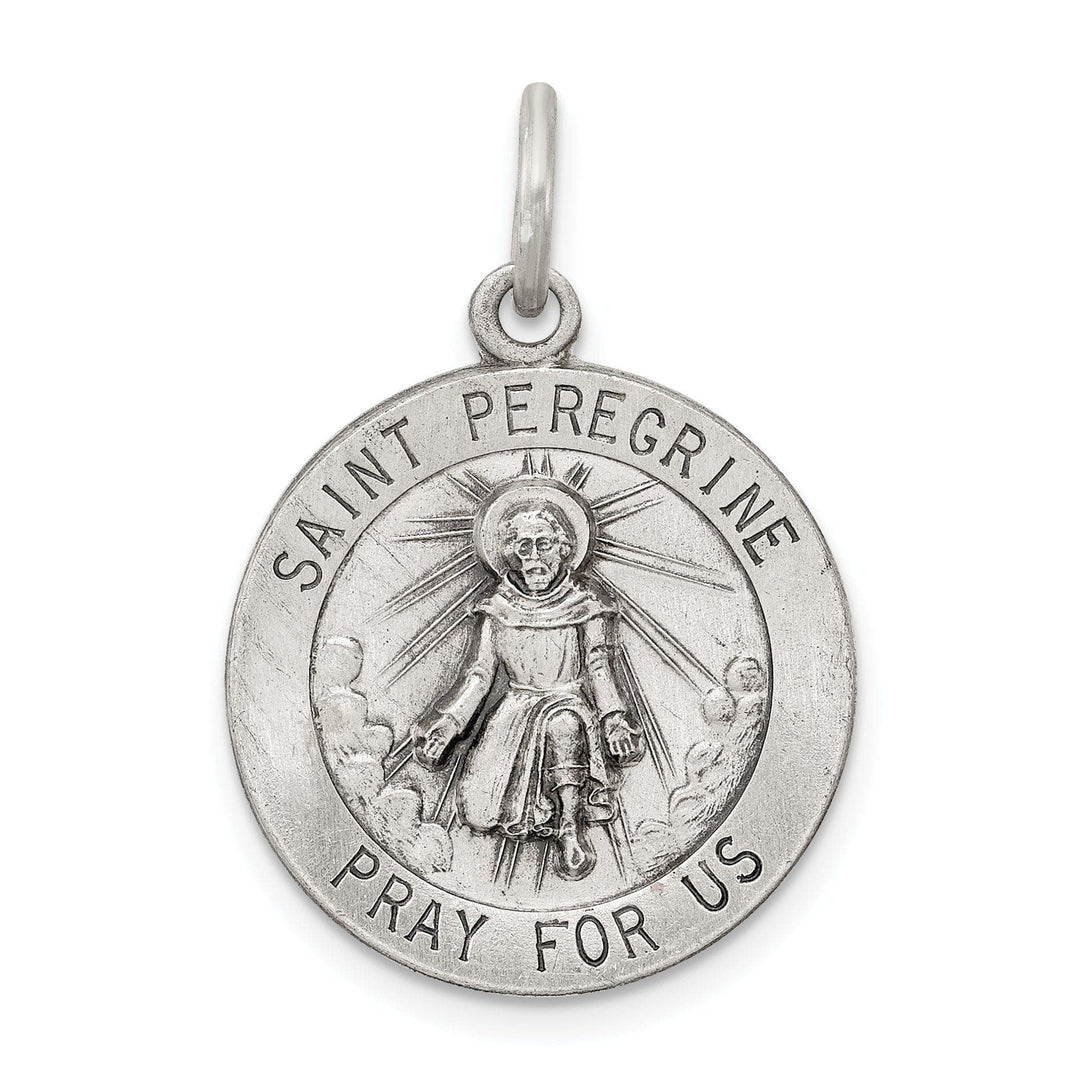 Lovely Rita's Pendants & Charms Sterling Silver St. Peregrine Medal