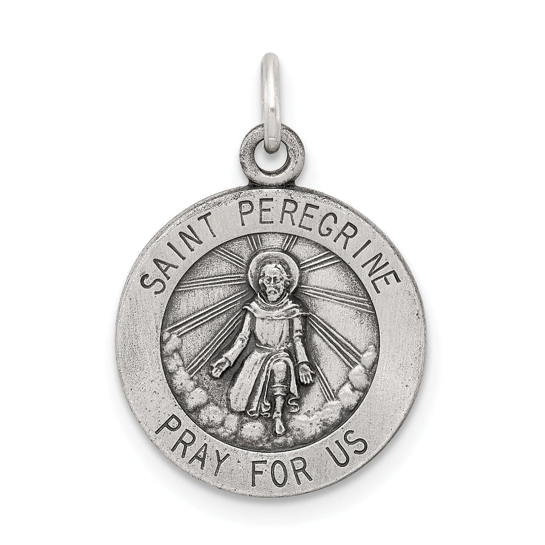 Lovely Rita's Pendants & Charms Sterling Silver St. Peregrine Medal