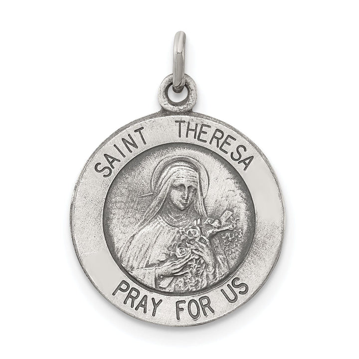 Lovely Rita's Pendants & Charms Sterling Silver St. Theresa Medal