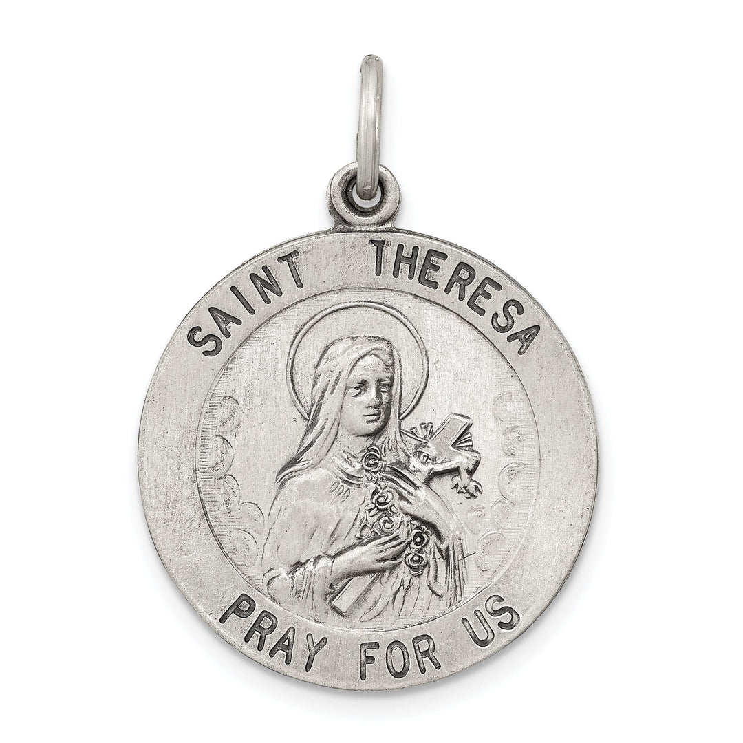 Lovely Rita's Pendants & Charms Sterling Silver St. Theresa Medal