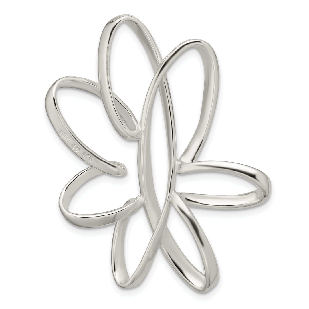 Lovely Rita's Pendants & Charms Sterling Silver Stylish Flower Pendant