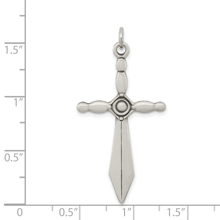 Lovely Rita's Pendants & Charms Sterling Silver Sword Cross Pendant