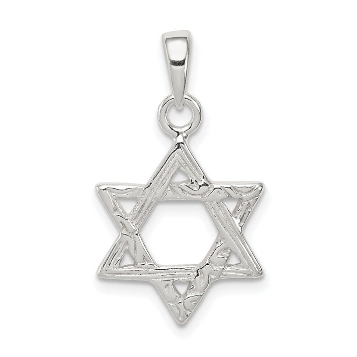 Lovely Rita's Pendants & Charms Sterling Silver Textured Star of David Pendant