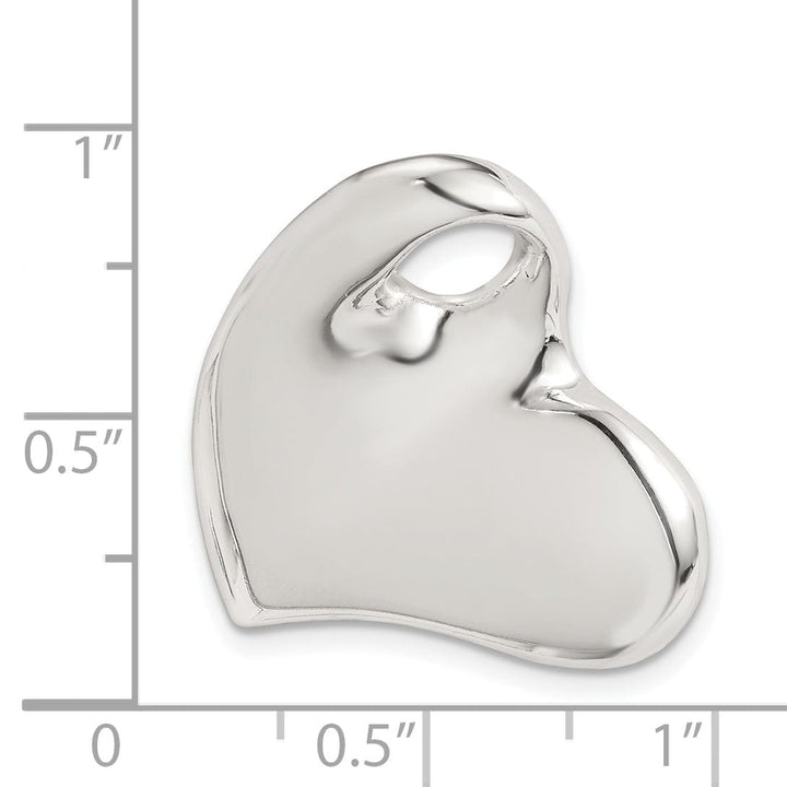 Lovely Rita's Pendants & Charms Sterling Silver Trendy Heart Pendant