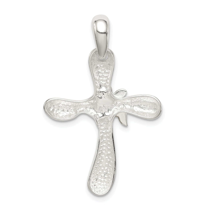 Lovely Rita's Pendants & Charms Sterling Silver Vermeil Dove Cross Pendant