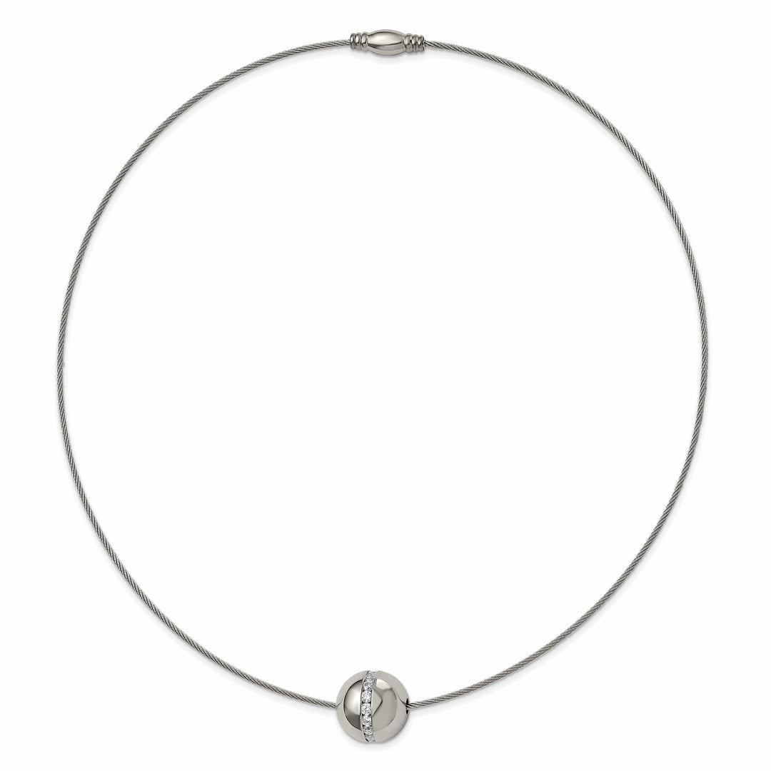 Chisel Pendants & Charms Titanium Pendant Stainless Steel Wire Necklace