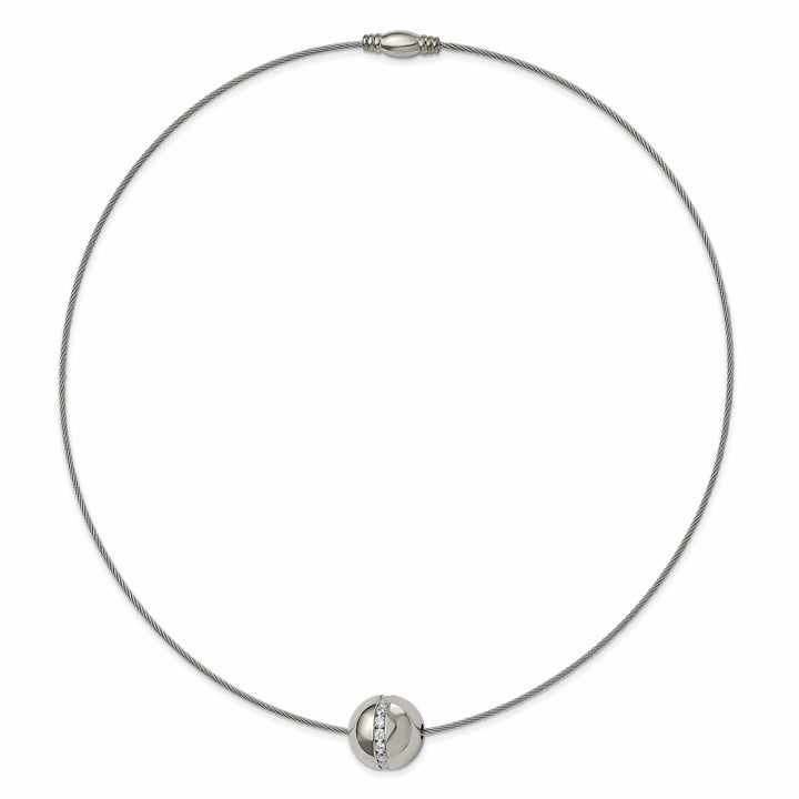 Chisel Pendants & Charms Titanium Pendant Stainless Steel Wire Necklace