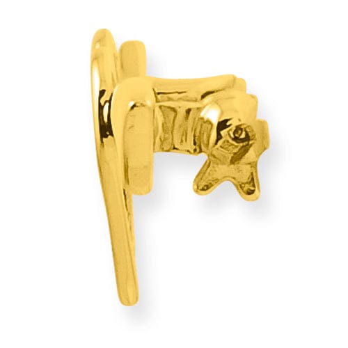 Lovely Rita's Pin 14k Two-tone Gold Solid Heart Pin