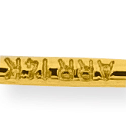 Lovely Rita's Pin 14k Two-tone Gold Solid Heart Pin