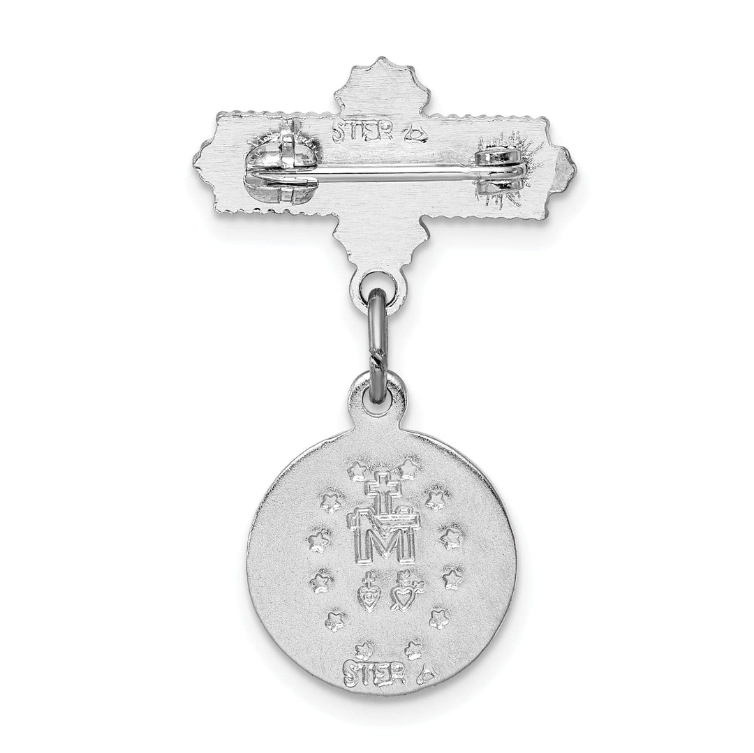 Lovely Rita's Pin Sterling Silver Miraculous Medal Pin
