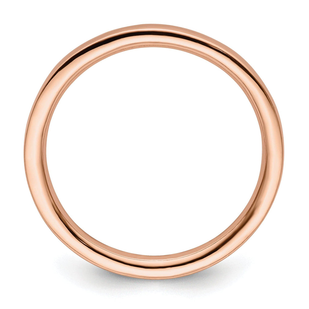 Stackable Expressions Pin Sterling Silver Pink-Plated Polished Ring