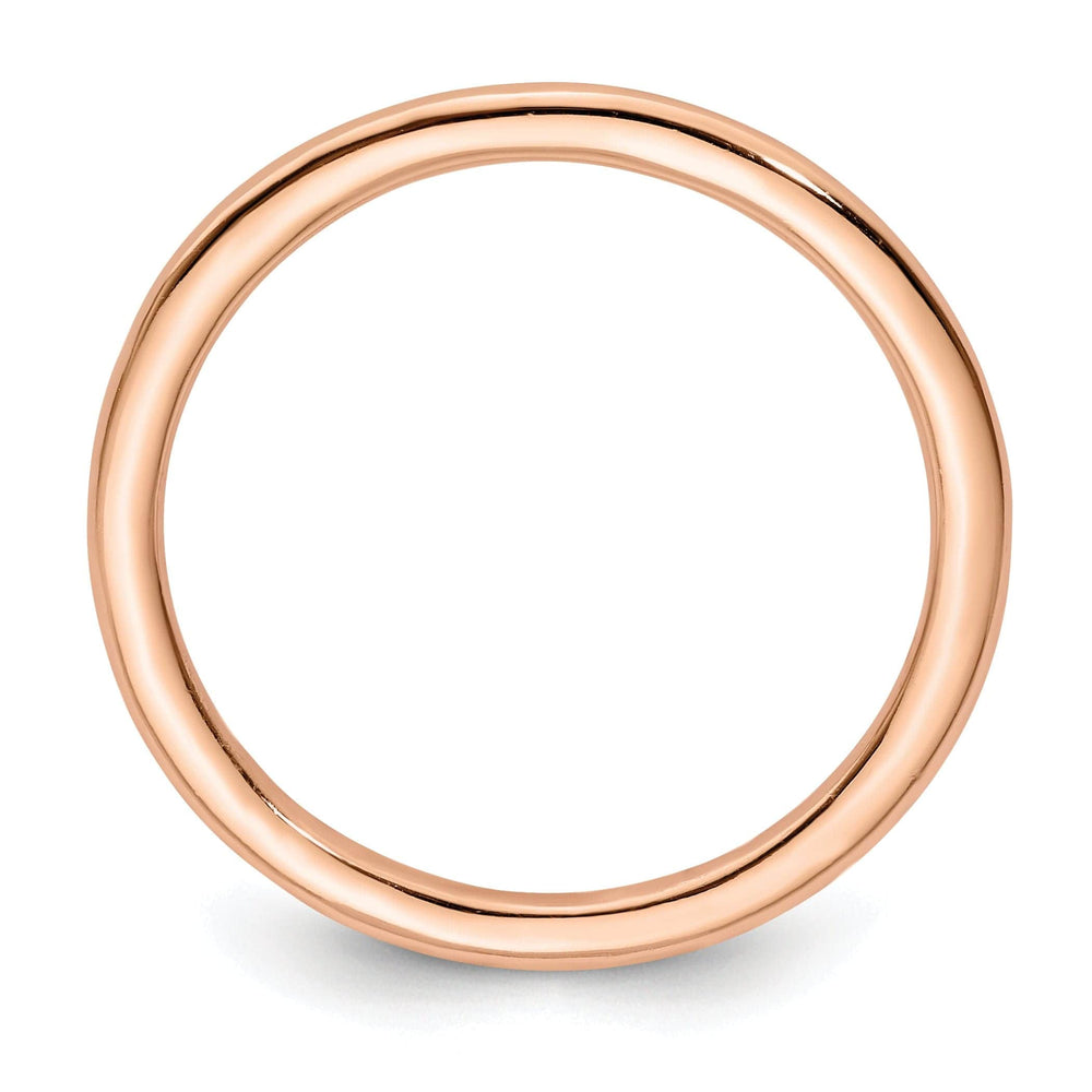 Stackable Expressions Pin Sterling Silver Pink-Plated Polished Ring