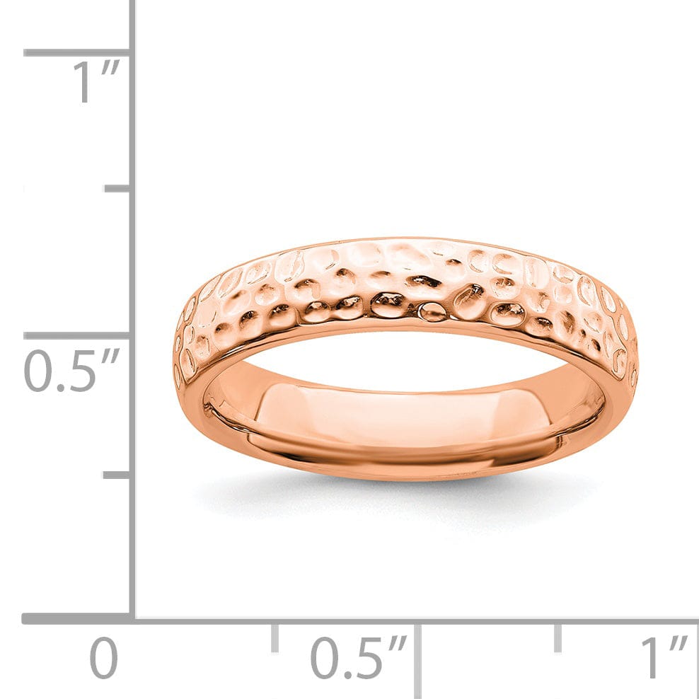 Stackable Expressions Pin Sterling Silver Pink-Plated Ring