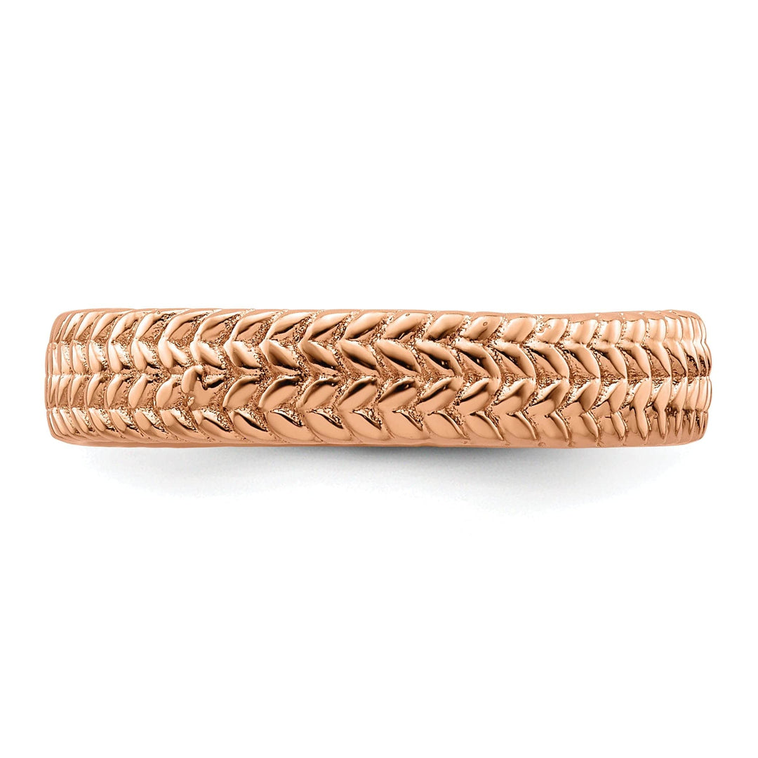 Stackable Expressions Pin Sterling Silver Pink-Plated Ring