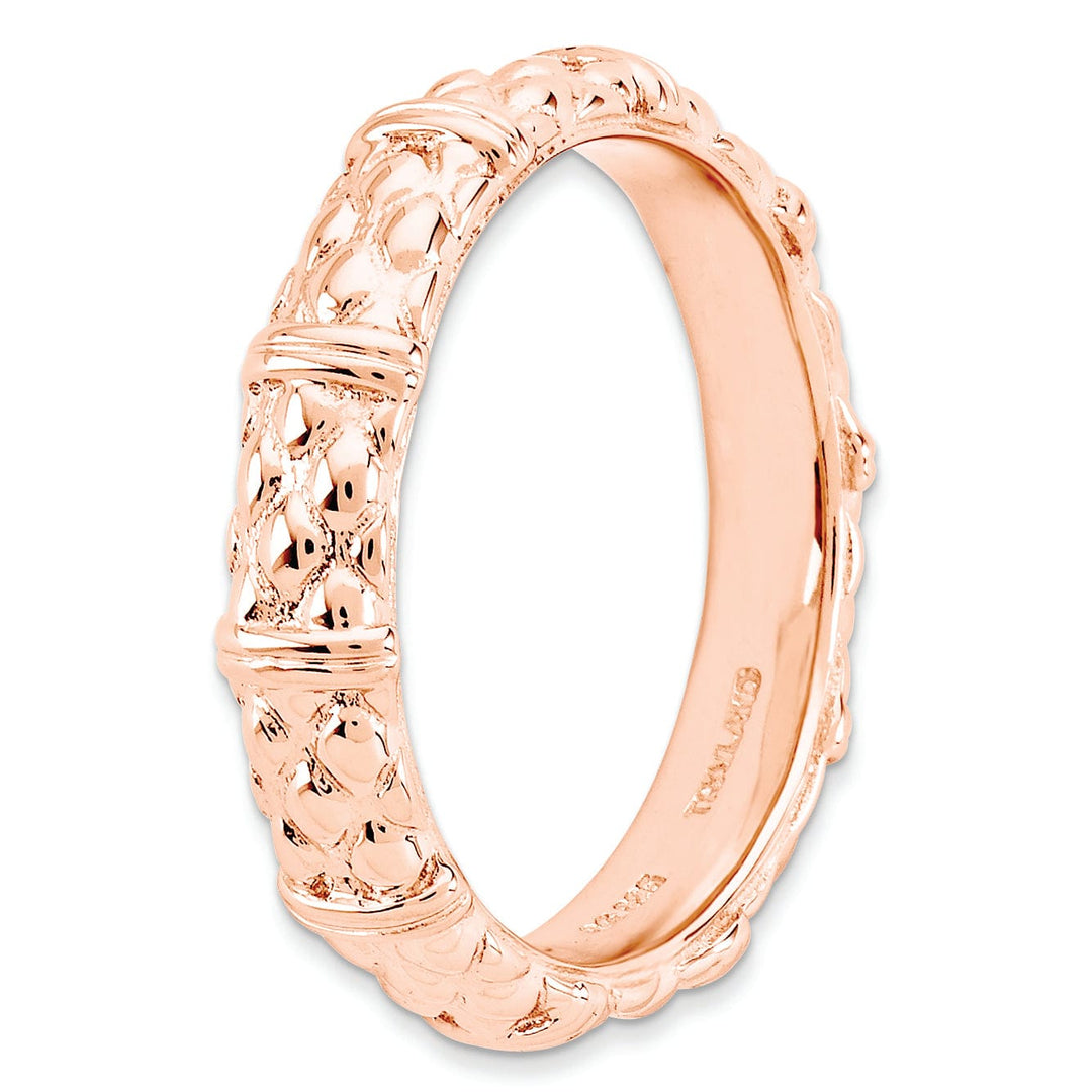 Stackable Expressions Pin Sterling Silver Pink-Plated Ring