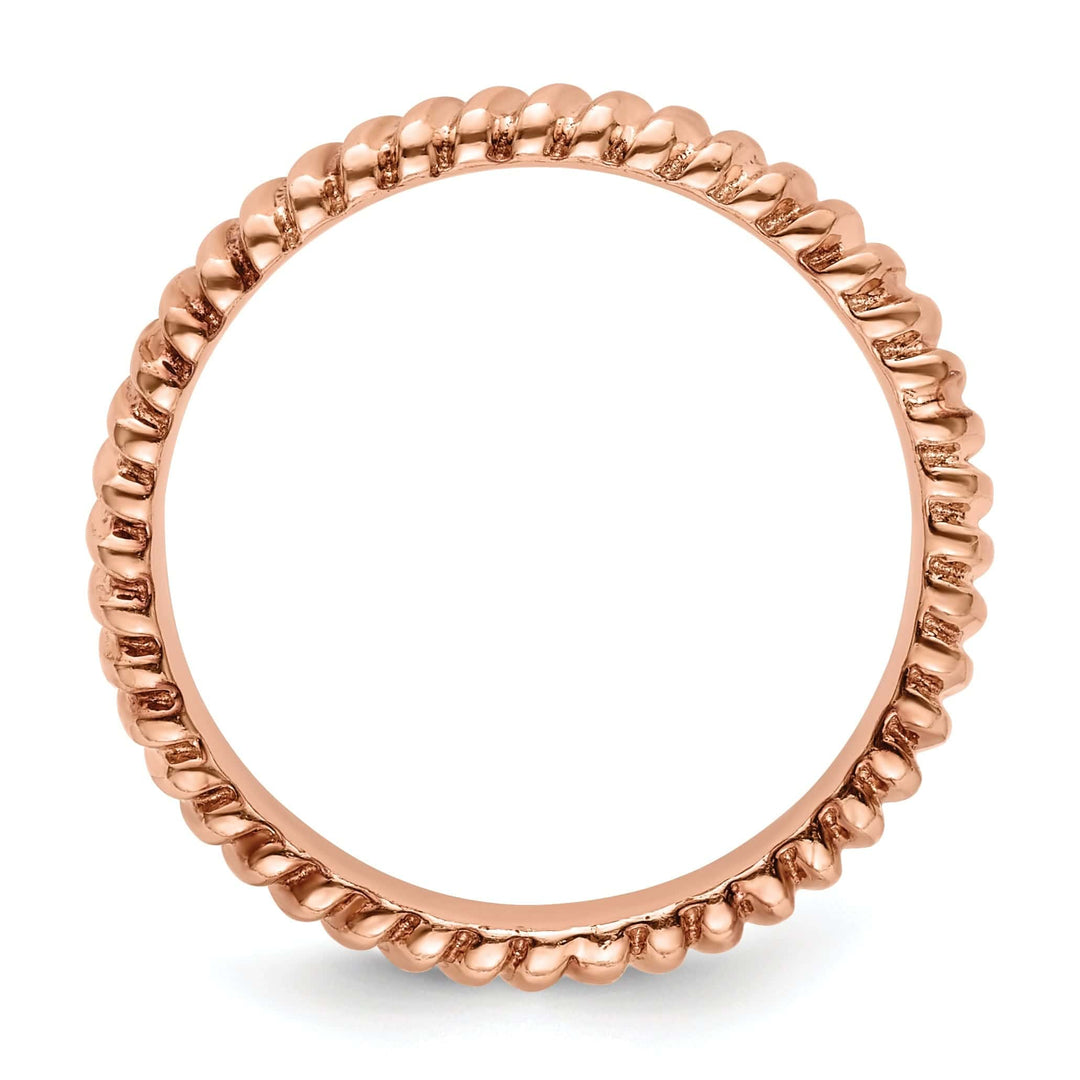 Stackable Expressions Pin Sterling Silver Pink-Plated Ring