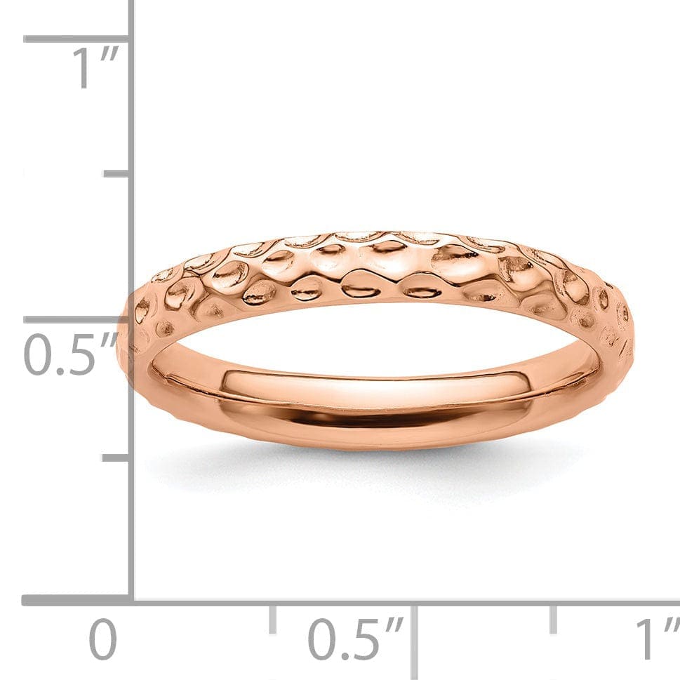 Stackable Expressions Pin Sterling Silver Pink-Plated Ring