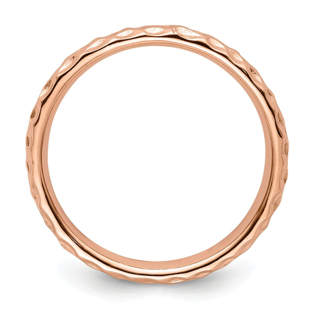 Stackable Expressions Pin Sterling Silver Pink-Plated Ring