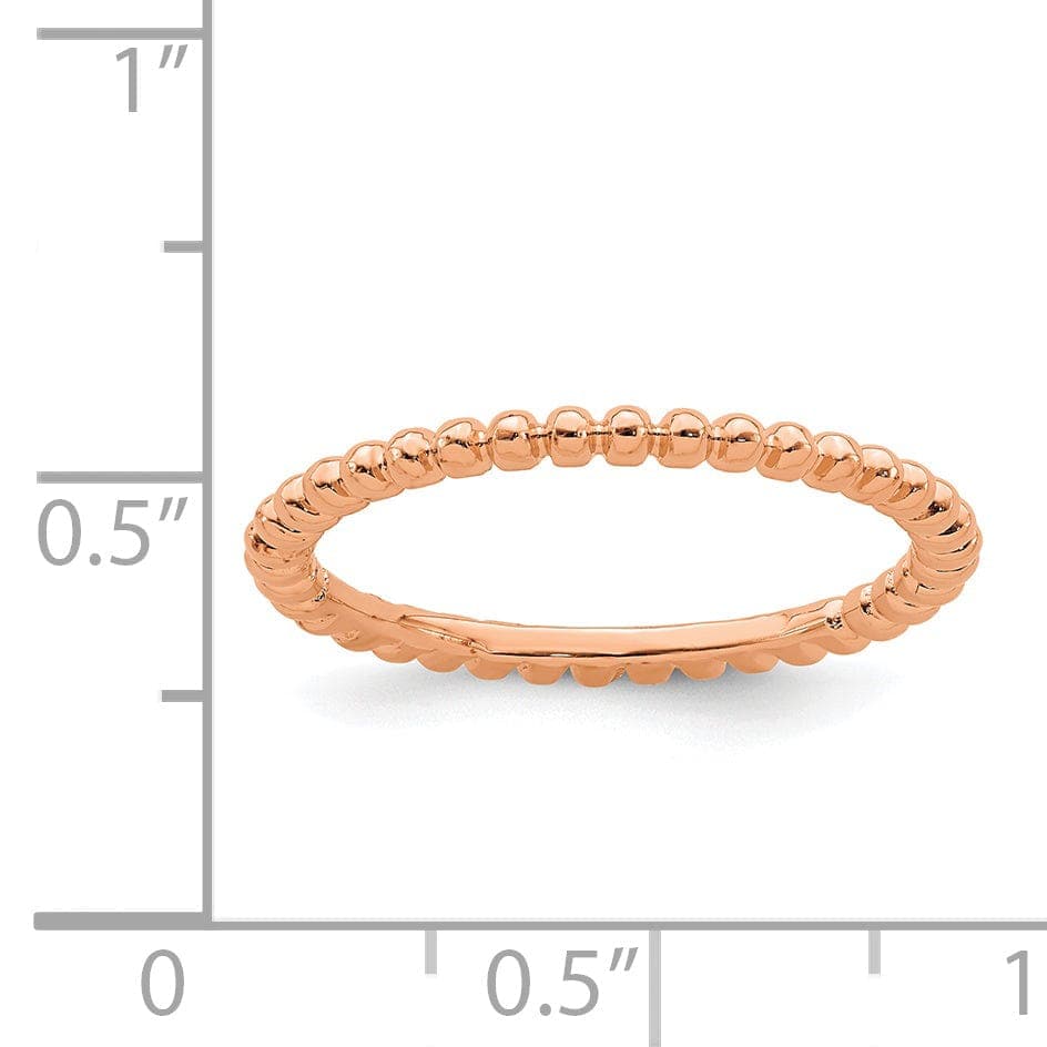 Stackable Expressions Pin Sterling Silver Pink-Plated Ring