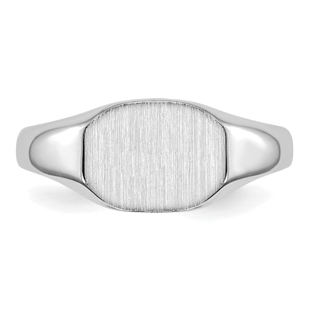 Lovely Rita's Ring 14k White Gold Child's Signet Children's Ring