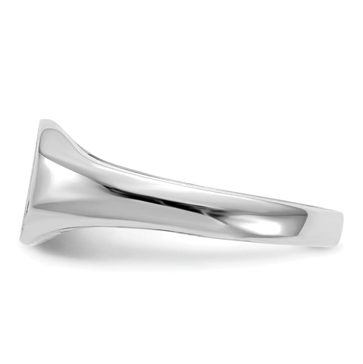 Lovely Rita's Ring 14k White Gold Child's Signet Children's Ring